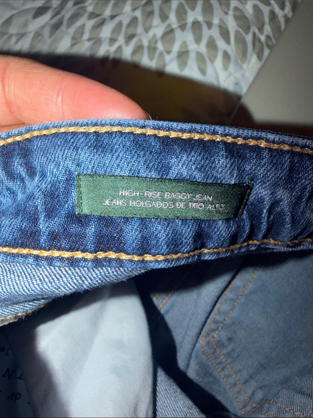 wild fable Dark Blue Distressed Wide-Leg Jeans - Picture 13 of 13